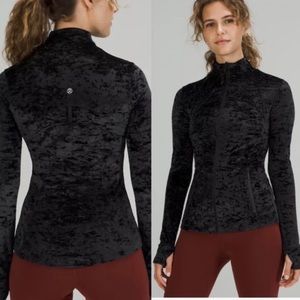 Lululemon Black Velour Jacket